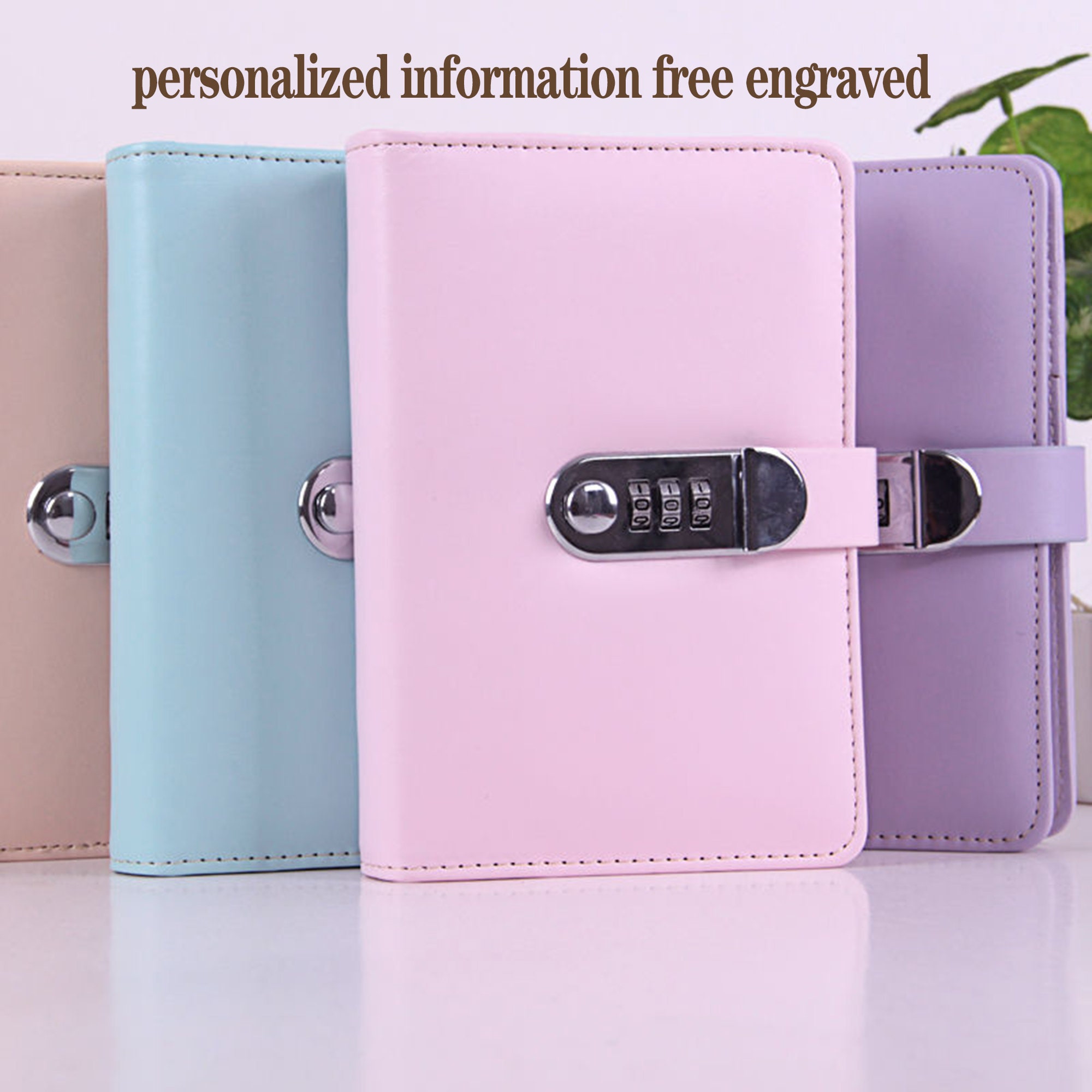 Password Diary With Lock for Women custom Name Printed Etsy Australia