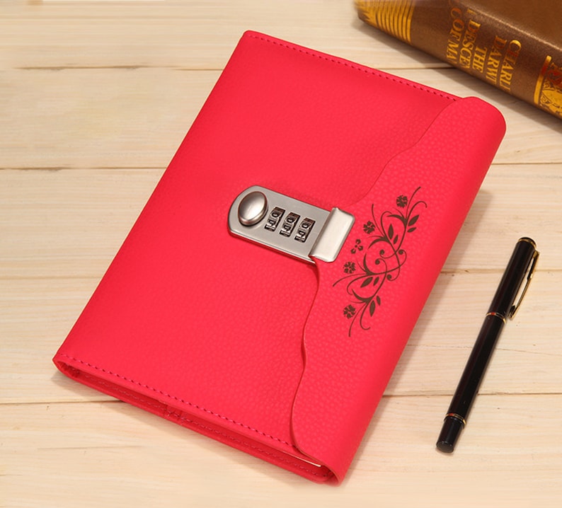 Lock Journal Combination Notebook writing Secret Diary Etsy UK