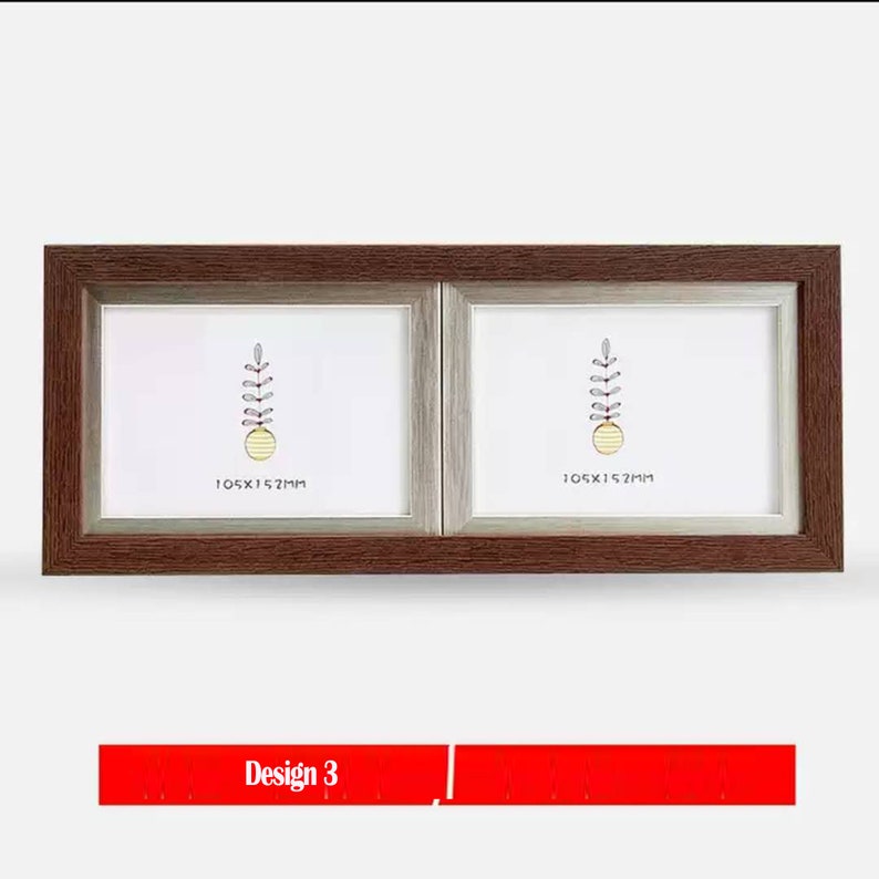 2 in1 Removable Multi Photo Frame Rustic Photo Etsy