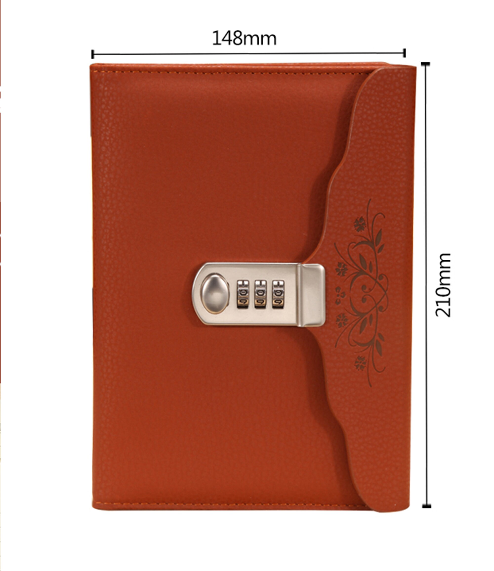 Lock Journal Combination Notebook Writing Secret Diary Etsy