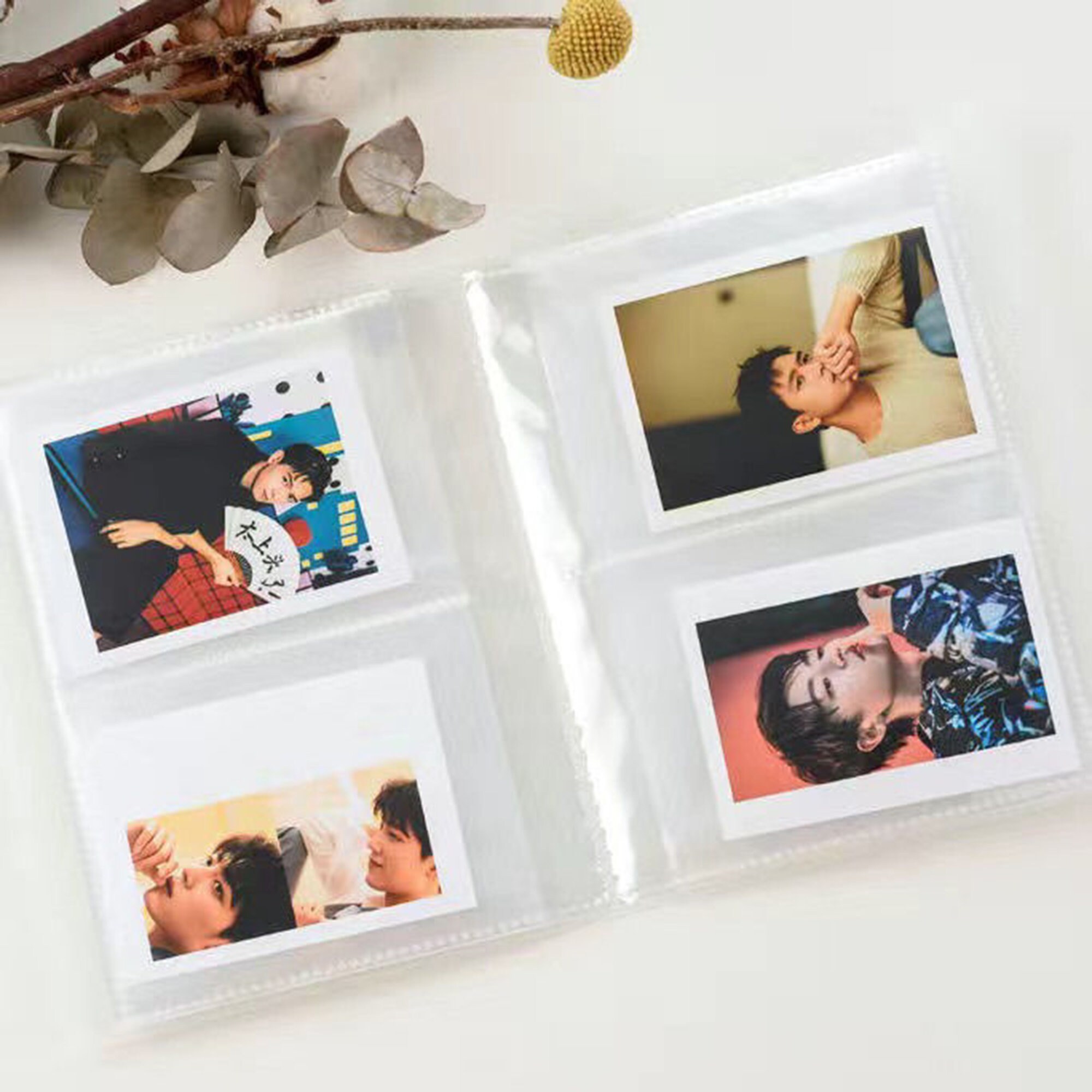 Banded Transparent Polaroid Photo Album (S)