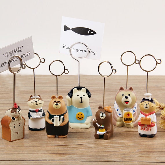 Memo Clip Standwire Note Holdernoteholder for Deskpicture Etsy