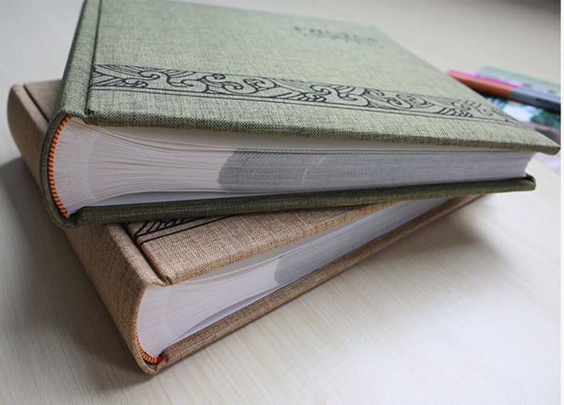 46 Photo Album Insert 200PCS Linen Cover Photo Book Etsy