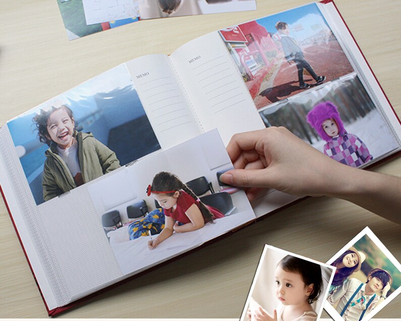 46 Photo Album Insert 200PCS Linen Cover Photo Book Etsy