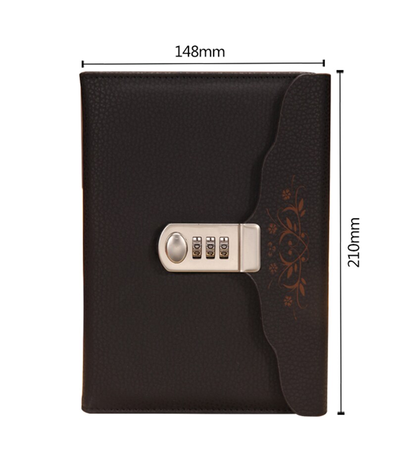 Lock Journal Combination Notebook writing Secret Diary Etsy UK