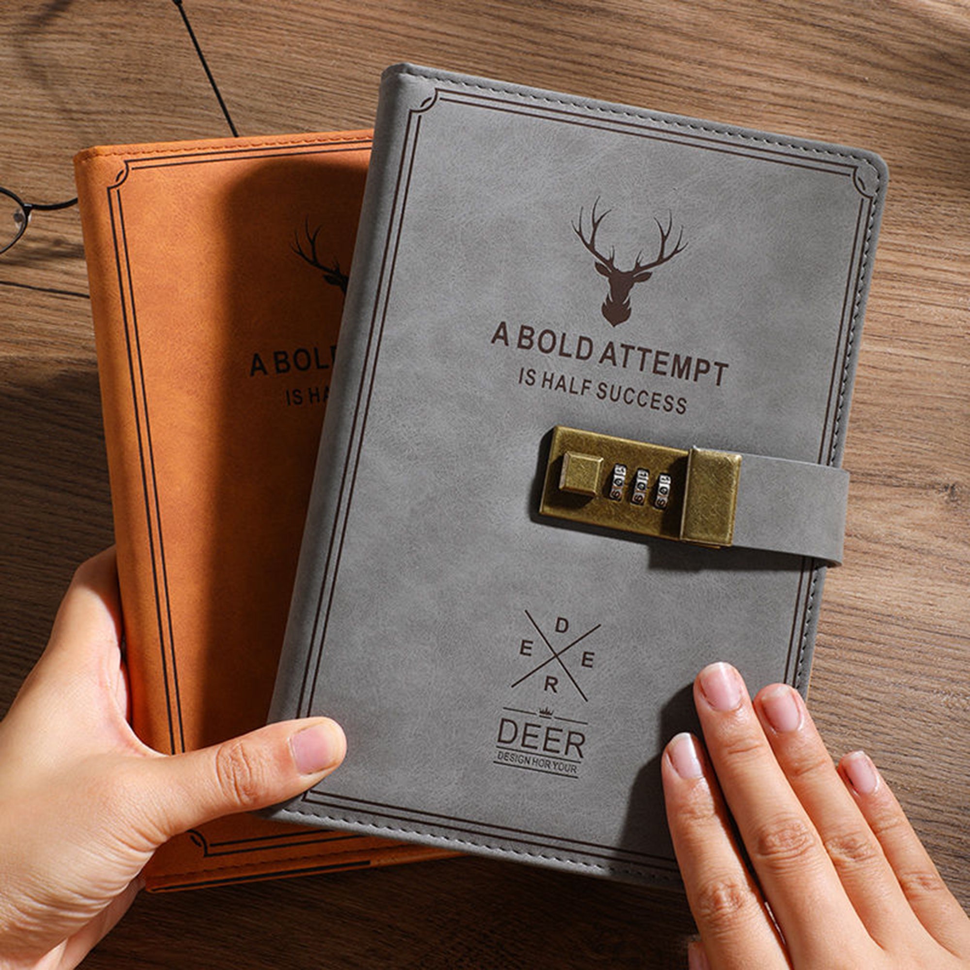 Locking Dairy journals Notebook Leather for Adults A5 Lined Etsy