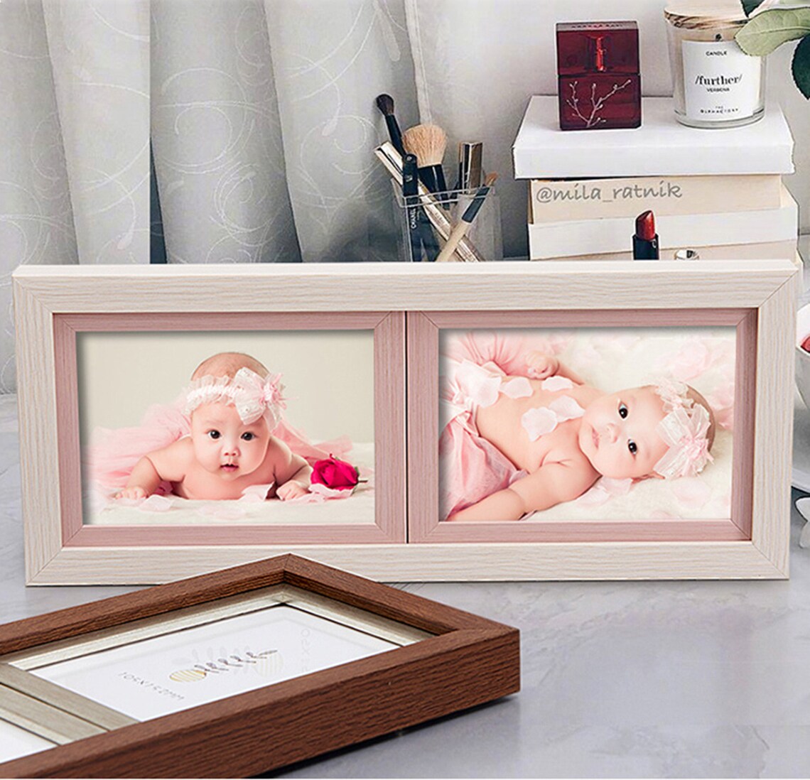 2 in1 Removable Multi Photo Frame Rustic Photo | Etsy