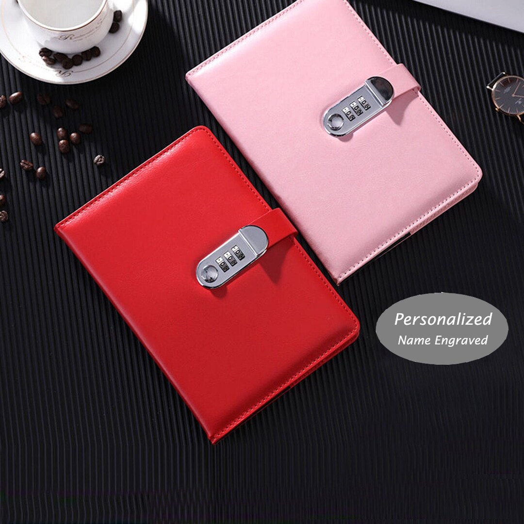 Personalized Notebook Leatherlock Diarieslock - Etsy
