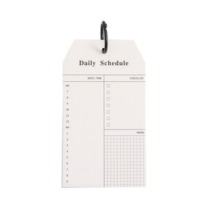 Daily Schedule Pocket Planner, Removable,to Do List Notepad,personal ...