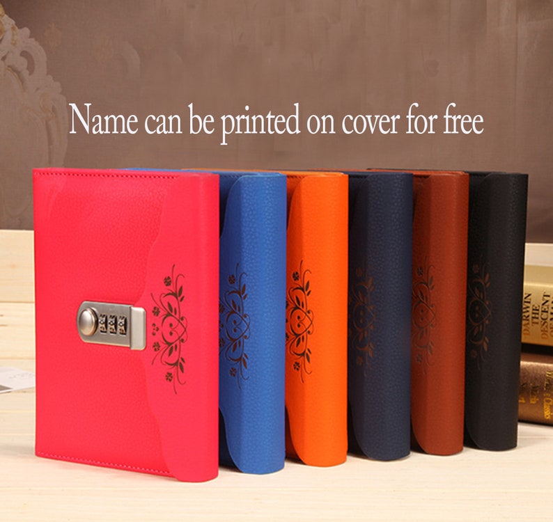 Lock Journal Combination Notebook writing Secret Diary Etsy
