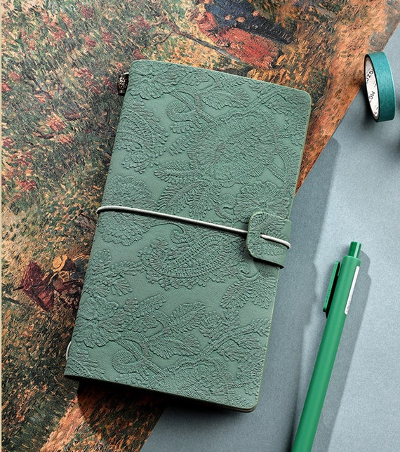 Plain Kraft Journal Refillable,loose Leaf Blank Page Notebook,9 Ring Binder  Travelers Journal Girls Women Gift,classical Planner Scrapbook 