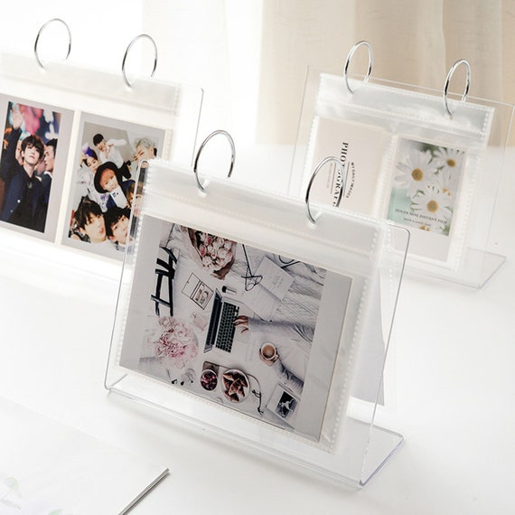 Desk Stand Calendario Foto Album,Polaroid Photo Album Instax Mini Table  Stand,Acrilico Standing Fujifilm Collection Album fotografico 3-5-6inch -   Italia