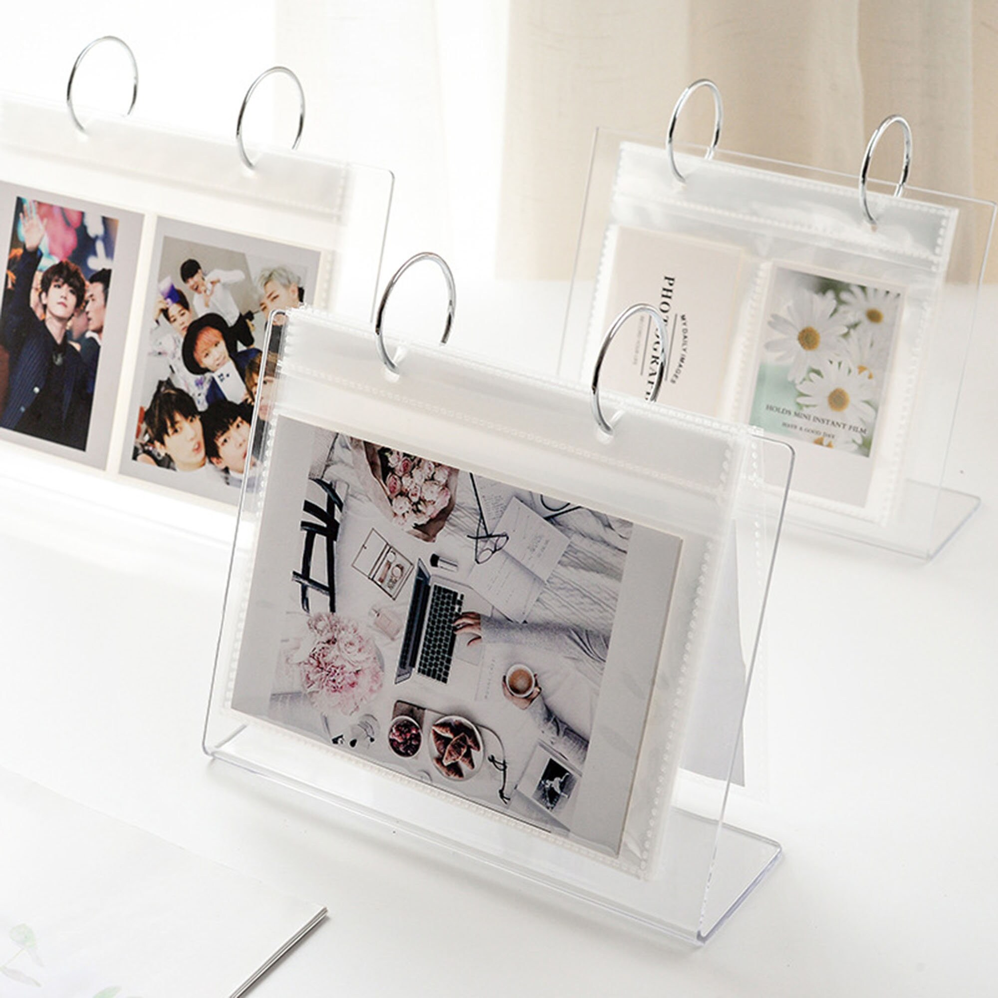 Desk Stand Calendar Photos Albumpolaroid Photo Album Instax Etsy