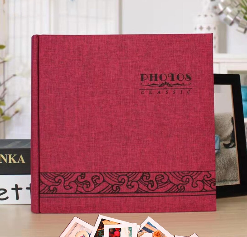 46 Photo Album Insert 200PCS Linen Cover Photo Book Etsy