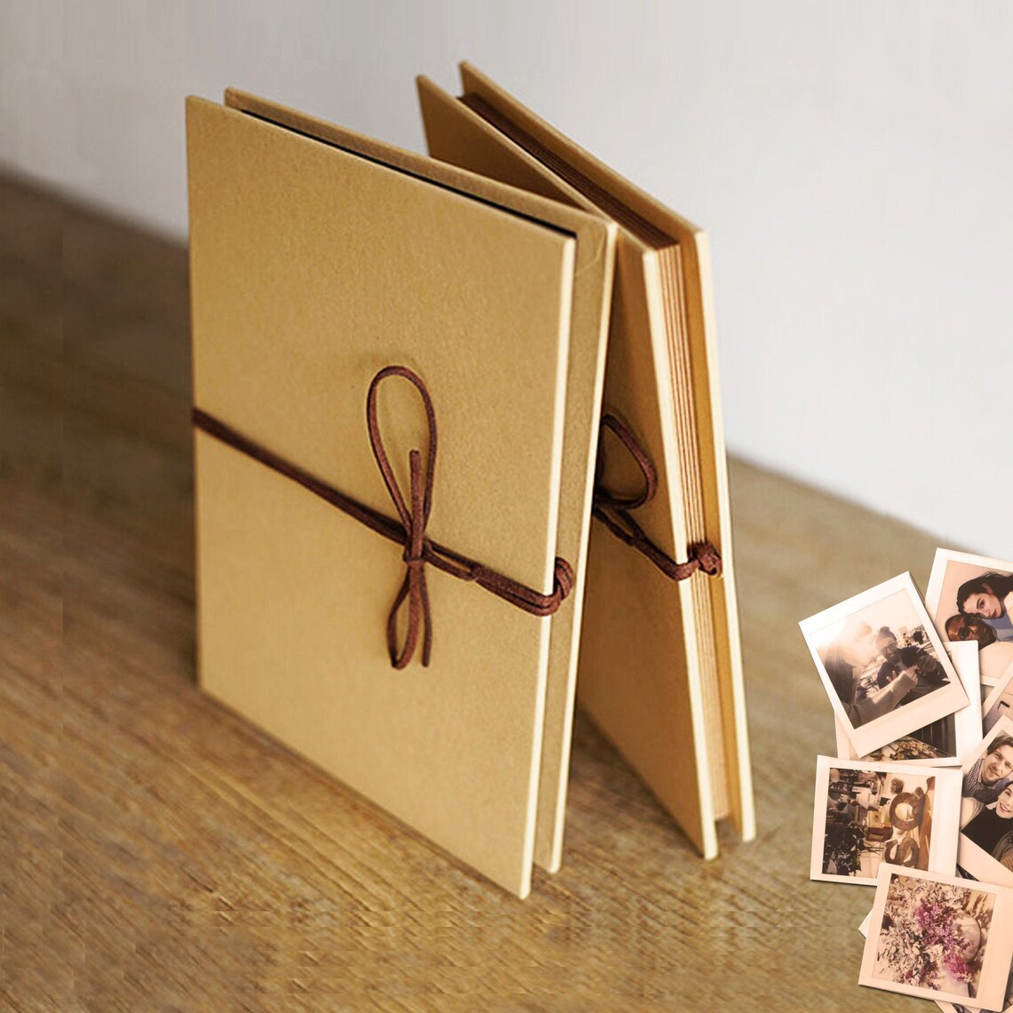Folding Scrapbook Kraft Paper DIY Photo Album Gift Birthday Etsy