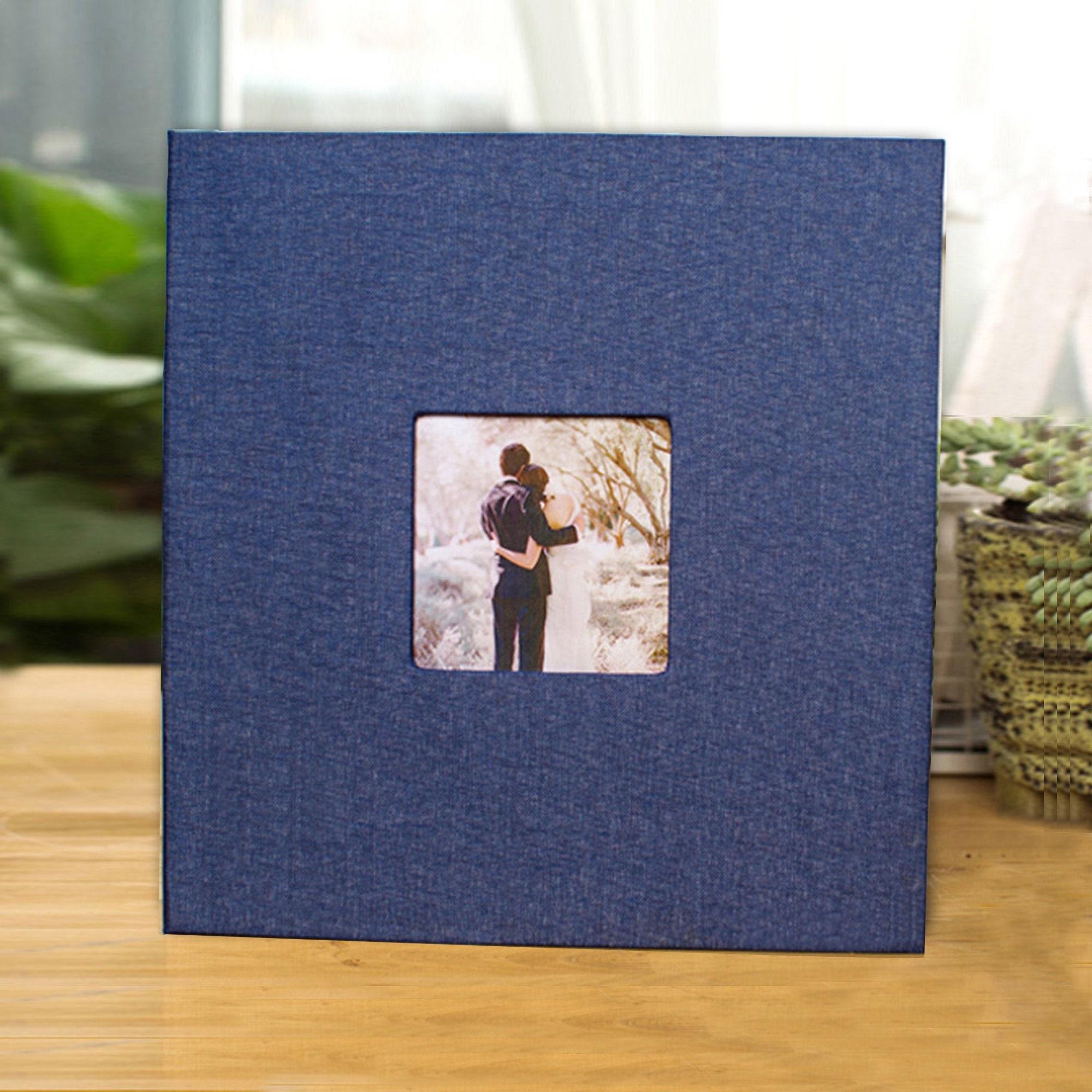 Personalized Photo Album 5x7 for 200 Photos. Pocket Album Photo Album.  Wedding Slip-in Photo Album. Album With Sleeves for 5x7 Photos. 