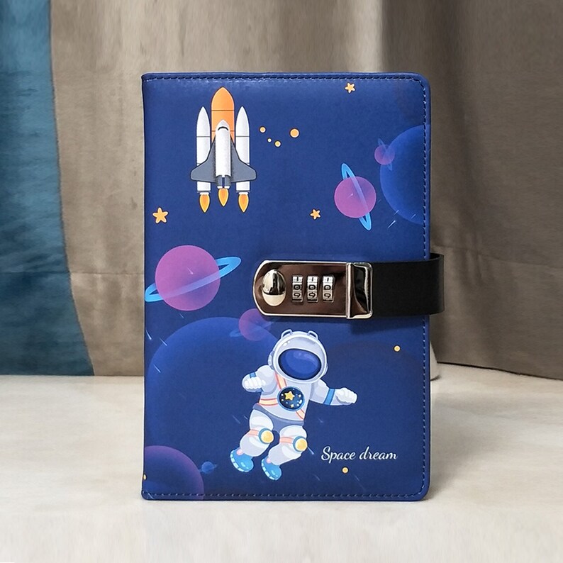 Space Diary With Lock for Boys and Girlssecret Locking Etsy