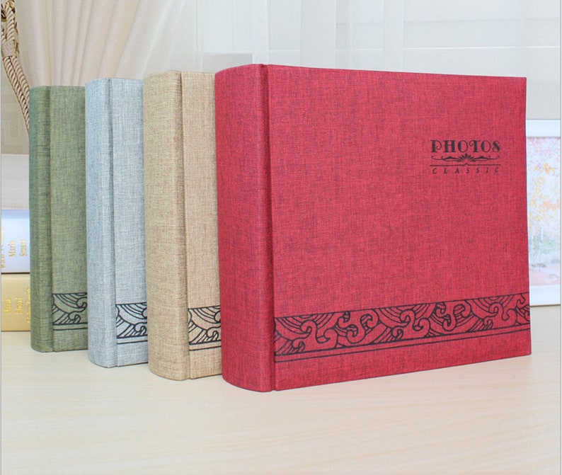 46 Photo Album Insert 200PCS Linen Cover Photo Book Etsy