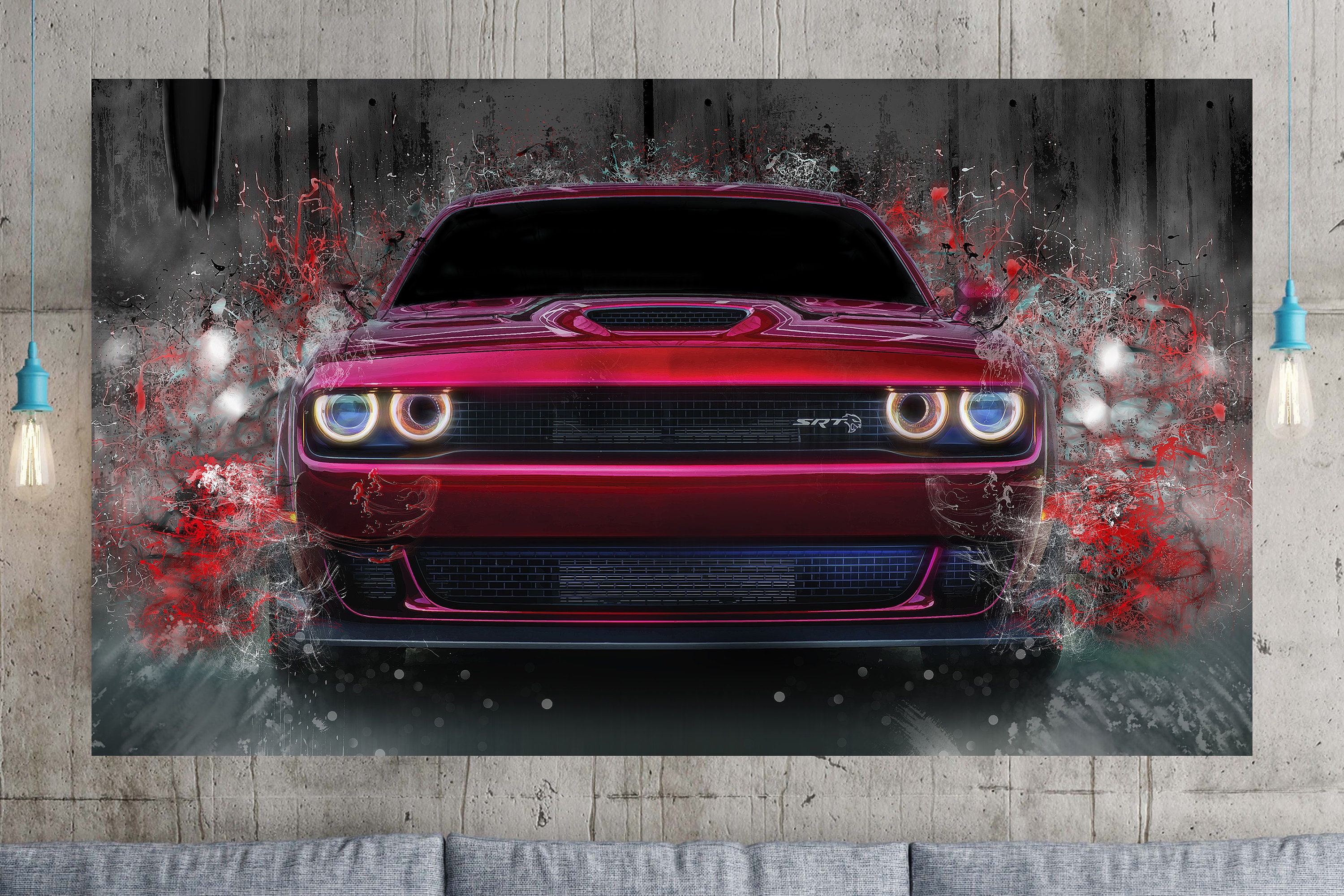 Dodge challenger art