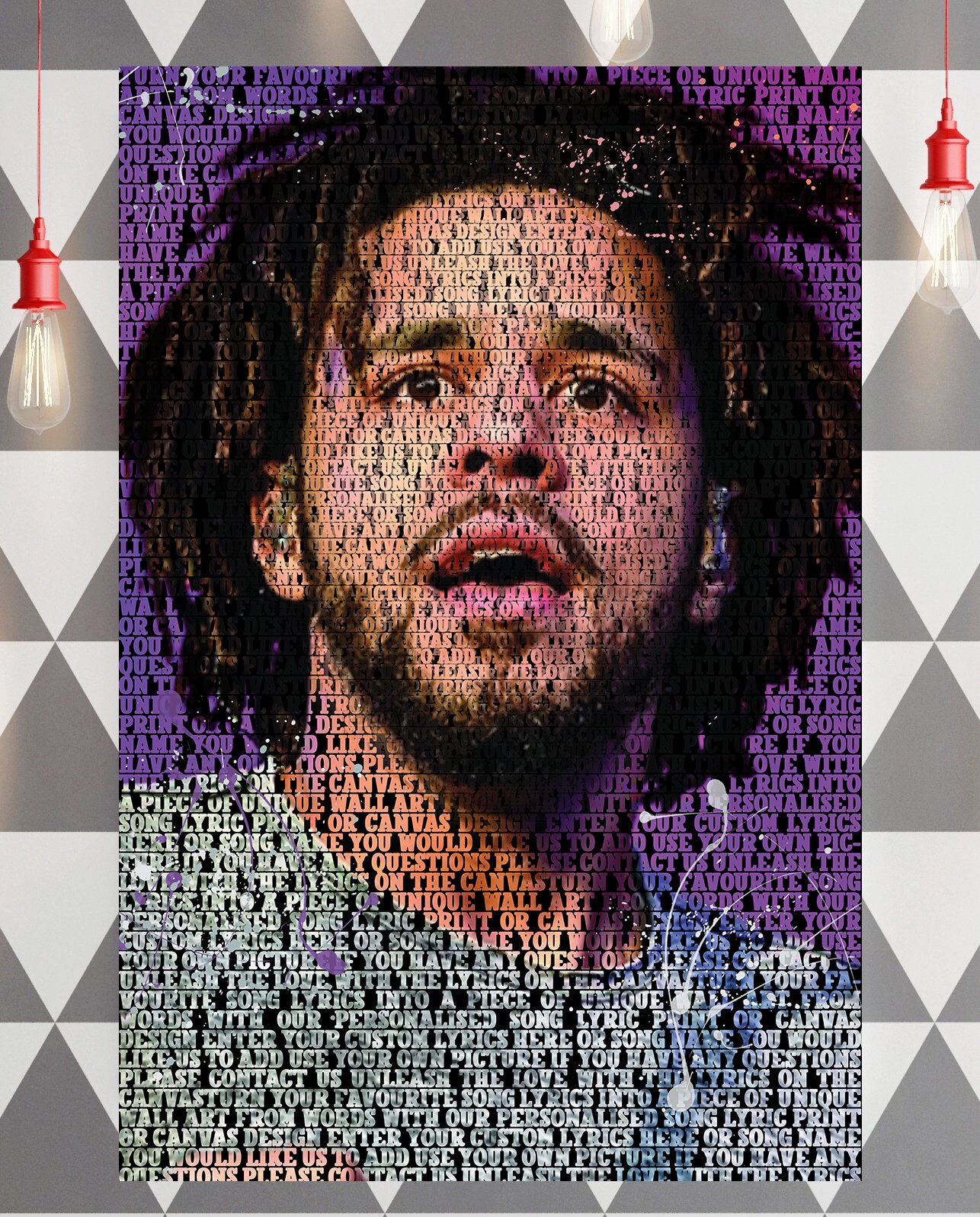 J Cole Custom Lyrics Canvas Prints Song Lyrics Framed Poster Etsy