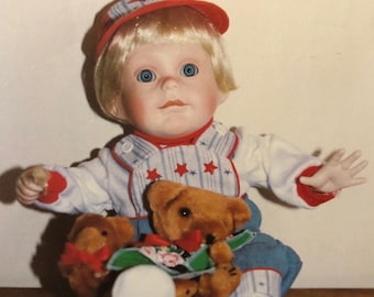 Vintage Porcelain Boy Doll: Ben by Kathy Hippensteel, Limited Edition