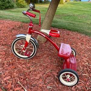Vintage Radio Flyer Tricycle Retro RED Trike 1990s Tricycle With Bell Etsy Ireland