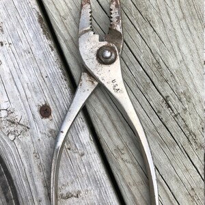 Vintage Pliers 3 Vintage Assorted Tools Crescent Tool USA Drop Forged Waldes Truarc image 6