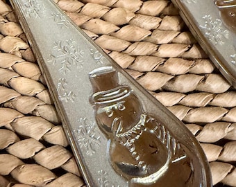 Cambridge Silversmiths Snowman Frost Pattern Soup Spoon