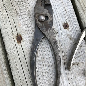 Vintage Pliers 3 Vintage Assorted Tools Crescent Tool USA Drop Forged Waldes Truarc image 2