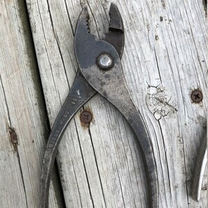 Vintage Pliers 3 Vintage Assorted Tools Crescent Tool USA Drop Forged Waldes Truarc image 5