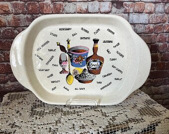 Vintage Decorative Ceramic Baking or Serving Dish