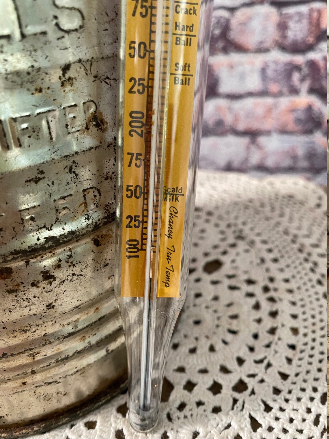 Vintage Candy Thermometer Combination Candy & Fat Frying Etsy