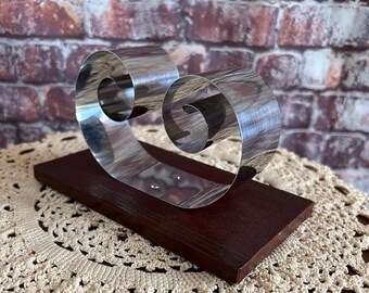 Vintage Spring Tite Junior Automatic Letter, Book or Memo Rack - MCM Office Decor