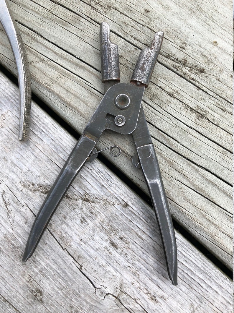 Vintage Pliers 3 Vintage Assorted Tools Crescent Tool USA Drop Forged Waldes Truarc image 4