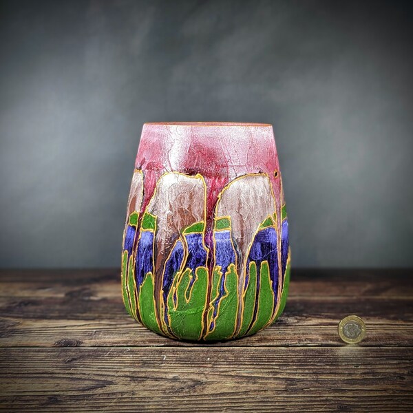 Home Interior Glass Large Vase Etsy