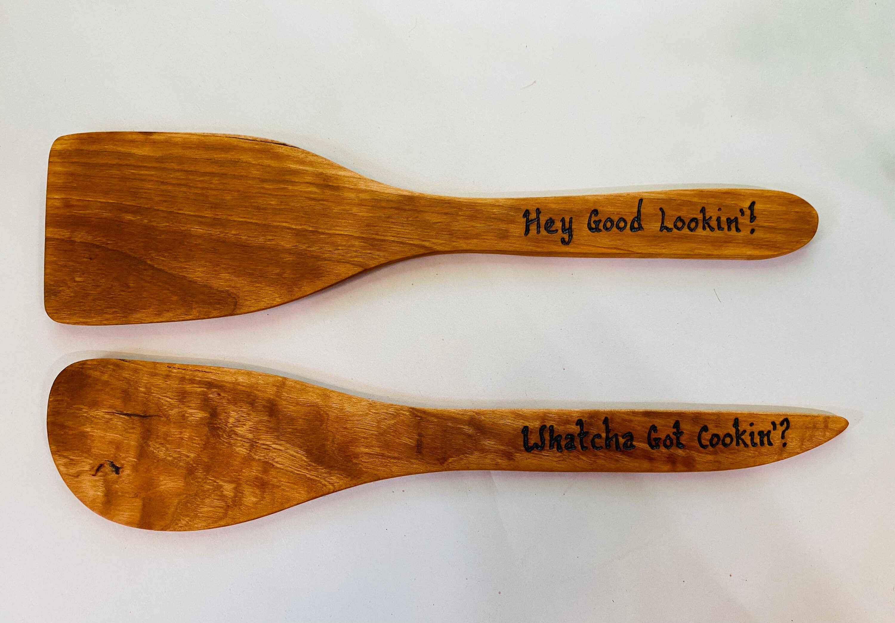 Engraved Spatula Set Hey Good Lookin Whatcha Got Cookin Etsy