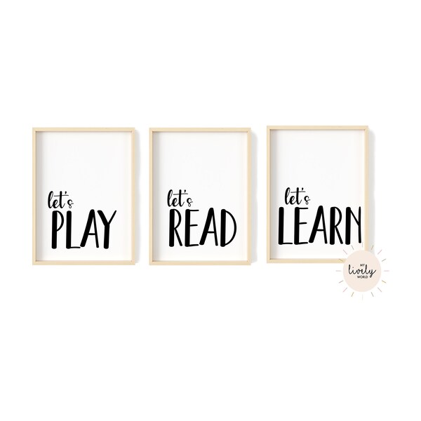 Lets Read Sign - Etsy