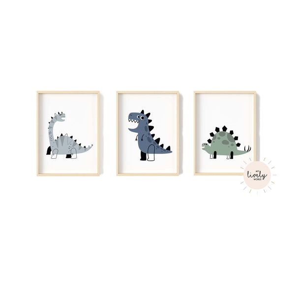 Dinosaur Wall Art - Etsy