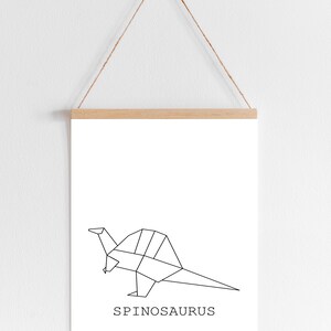 Set of 9 Printables Dinosaur Origami Print Dinosaurs Printables Dino ...