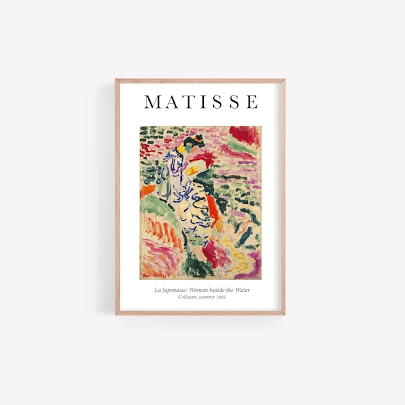 Henri Matisse Exhibition Poster, La Japonaise: Woman Beside the