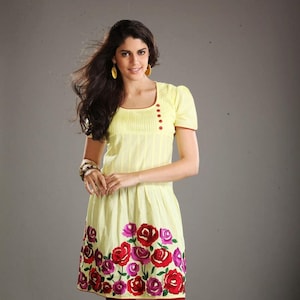 Ladies Tunics, Tunic Tops, Top, Ethnic Clothing, Boho Tunic Women&#39;s Tunic Shirt ,Casual Kaftan Dress, Tunic Top, Tunics, Cotton tunic tops