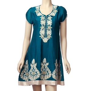 Women&#39;s Tunic Top Casual Dress Tunics/ Plus Size  silk Blouse / ladies  Embraided  Tunic tops / Silk Tunic dress, women shots  sleeve Shirt