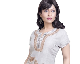Túnica de mujer Vestido superior / túnica de fiesta / Blusa superior túnica casual, túnica asimétrica, túnica de gran tamaño, túnica de talla grande, túnica bordada