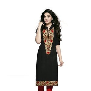 Black Tunic, Tunic, Plus Size Tunic, Black Top /Black Tunic Top  women ,Bohemian Clothing/ Tunic  Ethnic Woman&#39;s Dress