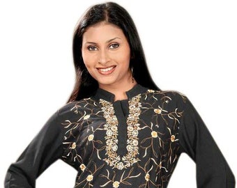 Tunic top for Women . Embroidered Tops, Women's Mexican Boho Peasant Casual  Tunics ,Blouse Shirts for Women ,Plus Size clothing