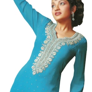 Women Tunic Top / Party Dress  / Embroidered Tops for Women  / Tunic Top, Tunics, Ladies Tunics, Tops, Women&#39;s Top,   Casual Wear For Women