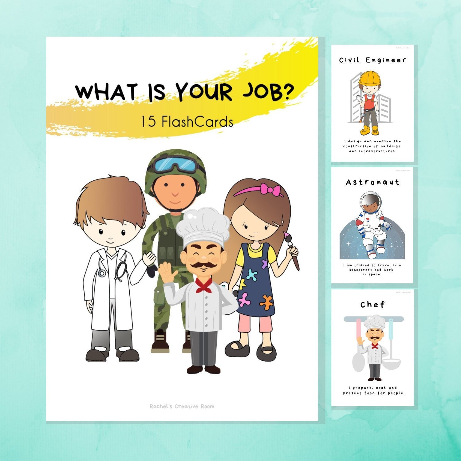 What is Your Job Fun & Engaging Flashcard Career Job Description 15