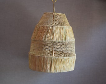 Natural Rattan Pendant Lighting – Eco-Friendly Ceiling Lamp, Handmade Hanging Light