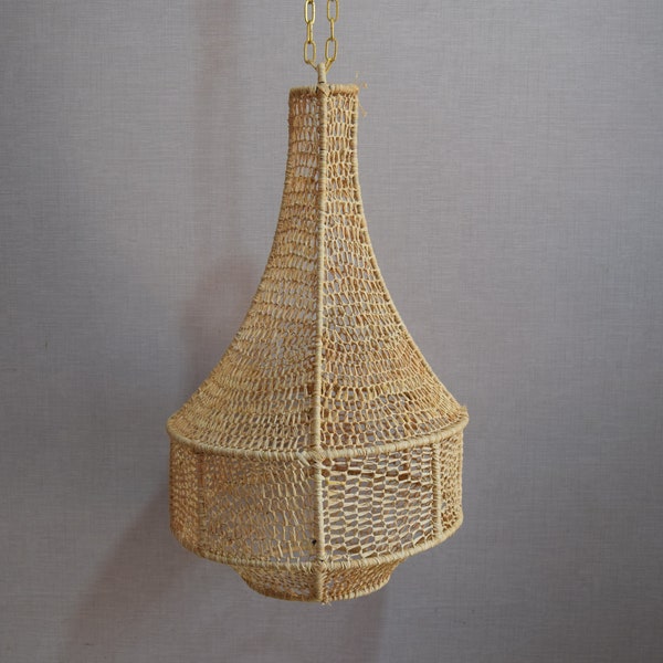 Pendant Light, Rattan Floor Lamp, Handmade Rattan Light, Moroccan  Lamp, Rattan Lamp Shade, Boho Hanging Lamp