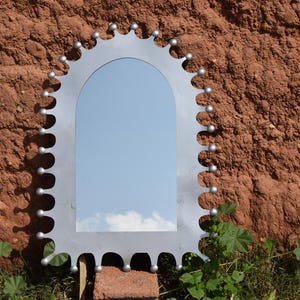 Vanity Arched Mirror – Handmade Moroccan Style – Bedroom Makeup Decor
